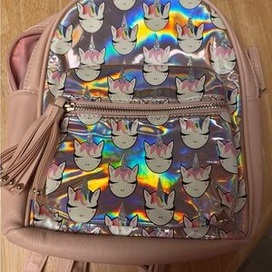 Holographic Unicorn Backpack